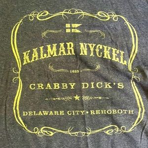 Blue Gray Kalmar Nyckel Crabby Dick’s Delaware City Rehoboth T-shirt